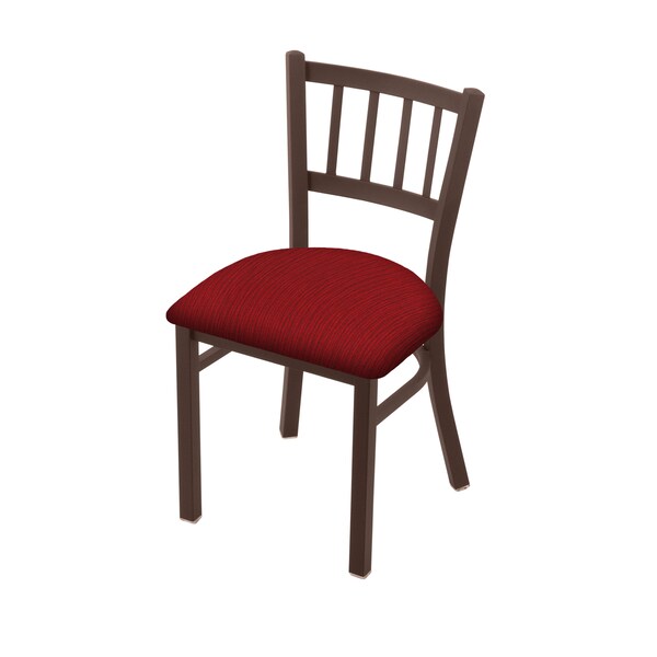 Holland Bar Stool Co 610 Contessa 18" Chair with Bronze Finish and Graph Ruby Seat - 61018BZ016