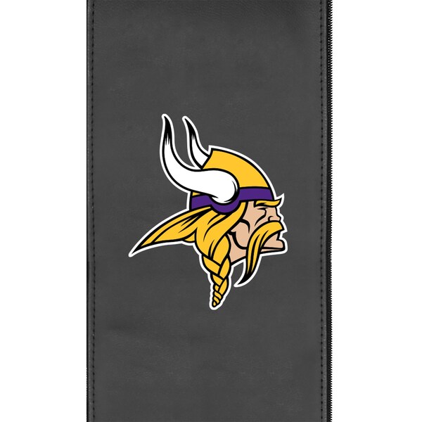 Dreamseat Silver Club Chair with Minnesota Vikings Primary Logo - XZ7759002CHCDBK-PSNFL20095