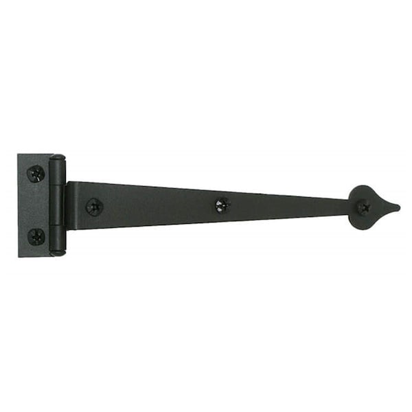 Acorn Mfg 6.25 x 1.75 in. Cabinet Strap Hinge 0.37 in. Offset, Black - AIVBQ