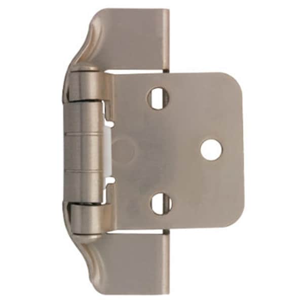 Liberty Hardware H01915C-SN-O 0.5 in. Satin Nickel Semi-Wrap Overlay Hinge - 177571