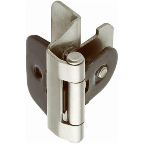 Amerock BP8701G10 .25 in. Overlay Double Demountable Hinge, Satin Nickel , 2PK - 118848