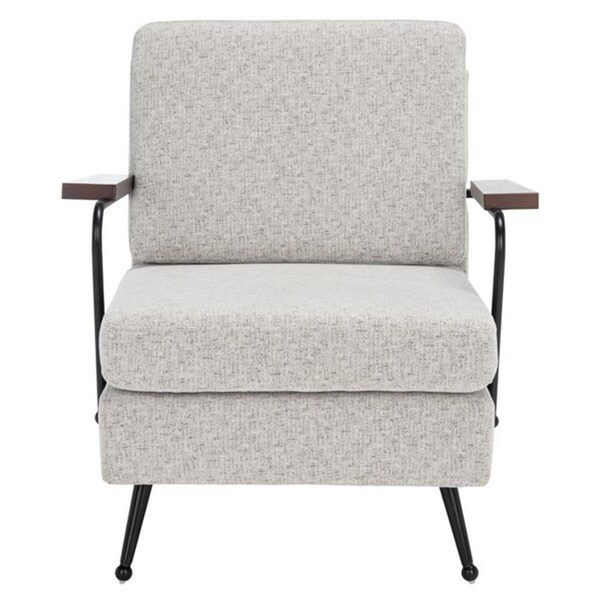 Safavieh Lohan Arm Chair, Light Grey & Gold - ACH5201A