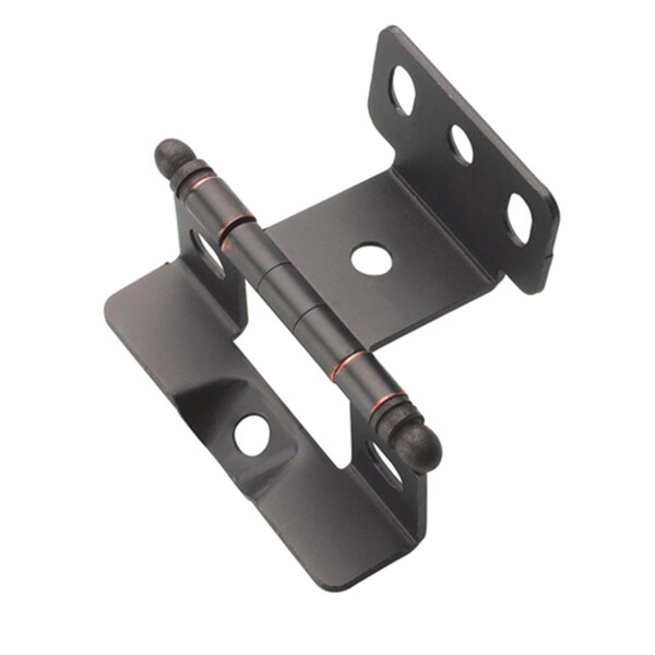 Hd Amerock Full Inset Full Wrap Free Swinging Ball Tip Hinge For 0.75 in. Doors- Oil Rubbed Bronze - A03175TB ORB PK