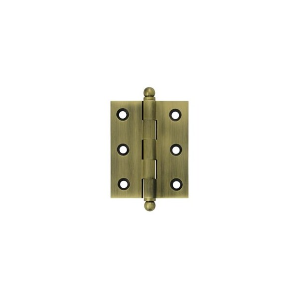 Deltana CH2520U5 Cabinet Hinges W/ Ball Tips Antique Brass, 10PK - CH2520U5-XCP10