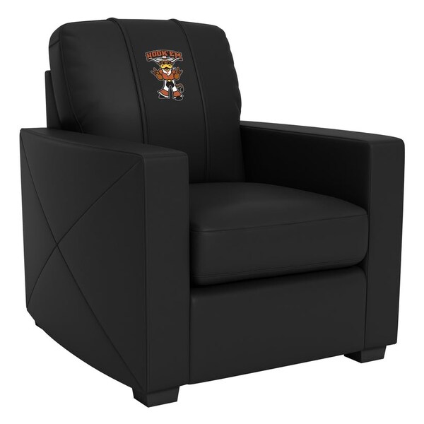 Dreamseat Silver Club Chair with Texas Longhorns Alternate Logo - XZ7759002CHCDBK-PSCOL13792
