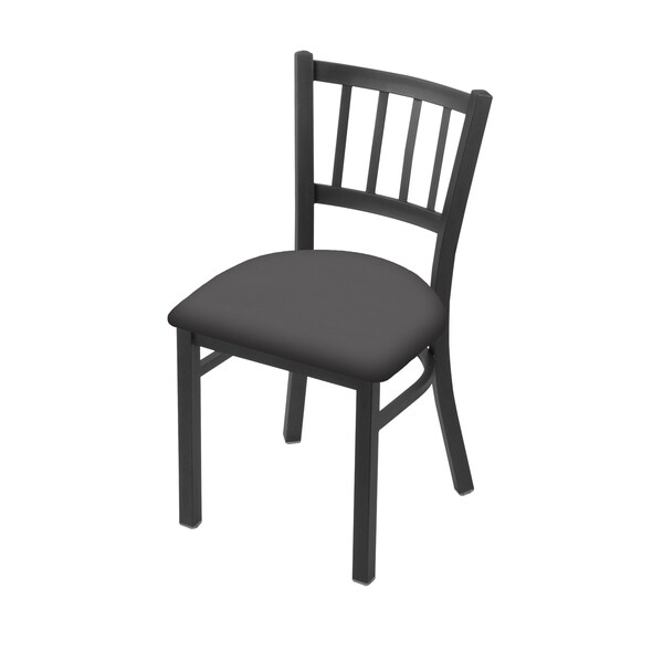 Holland Bar Stool Co 610 Contessa 18" Chair with Pewter Finish and Canter Storm Seat - 61018PW004