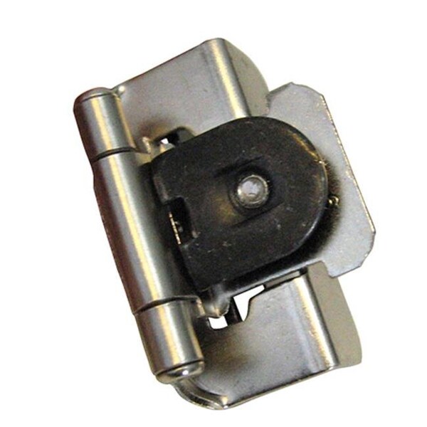 Hd A08704 G9 Amerock Double Demountable Hinge 0.5 in. Overlay; Sterling Nickel - A08704 G9