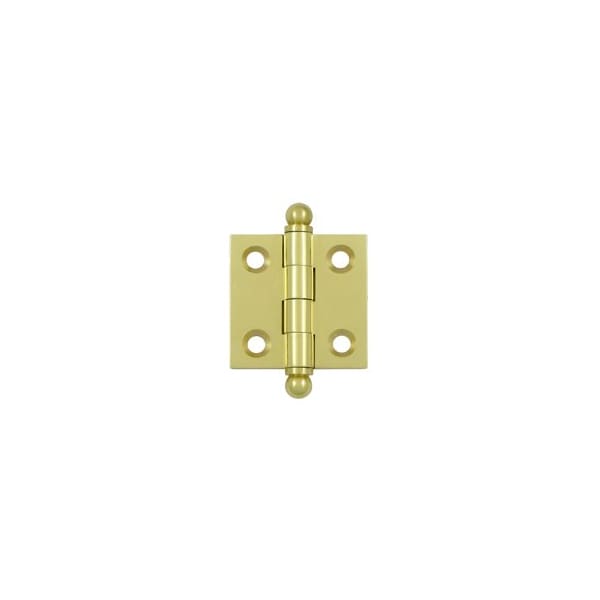 Deltana CH1515U3 Cabinet Hinges W/ Ball Tips Polished Brass, 10PK - CH1515U3-XCP10
