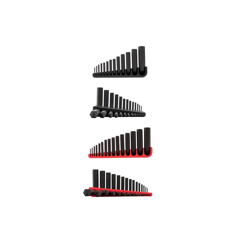 TEKTON Juego de Llaves Hexagonales con Punta de Bola de 0.050 a 3/8 pulgadas, 1.3-10 mm, con Soporte (28 piezas) - KLX91302