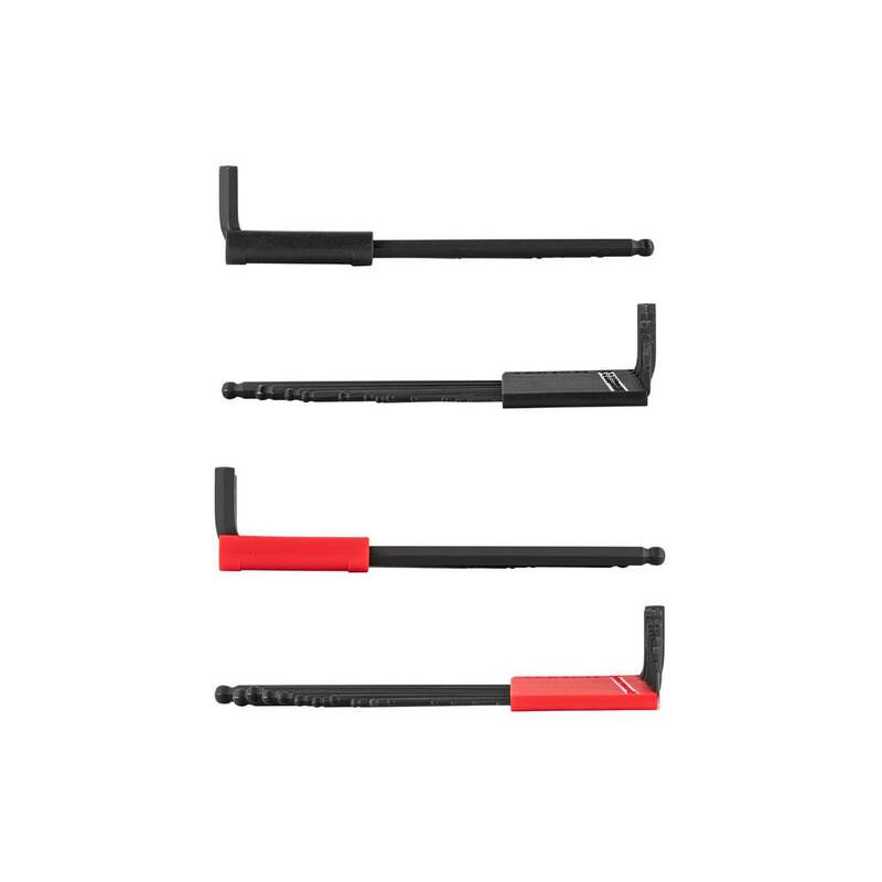 TEKTON Juego de Llaves Hexagonales con Punta de Bola de 0.050 a 3/8 pulgadas, 1.3-10 mm, con Soporte (28 piezas) - KLX91302