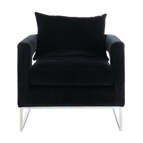 Safavieh Olivya Club Chair, Black - KNT7019A
