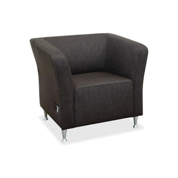 Lorell Fuze Lounger Chair - Brown - LLR86910