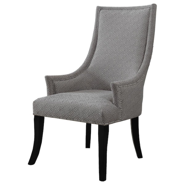 Kd Gabinetes Taupe with Light Gray Living Room Accent Chair - KD2811917
