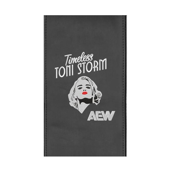 Dreamseat Silver Club Chair with AEW Timeless Toni Storm Logo - XZ7759002CHCDBK-PSAEW0007