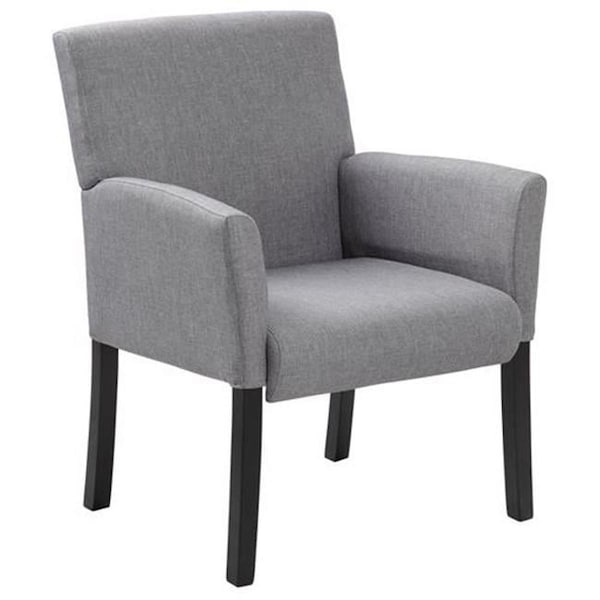 Norstar Mi-Back Box Arm Chair W - Black Leg - B659-MG
