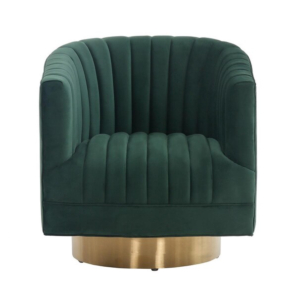 Safavieh 30 x 28 x 31 in. Josephine Swivel Barrel Chair - SFV4726A