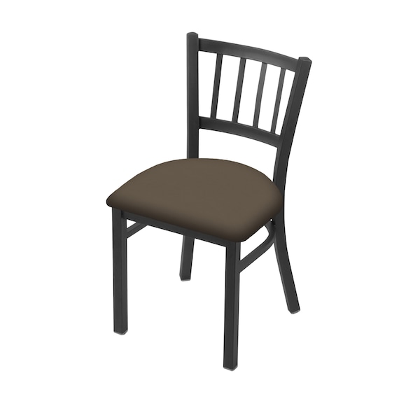 Holland Bar Stool Co 610 Contessa 18" Chair with Pewter Finish and Canter Earth Seat - 61018PW006