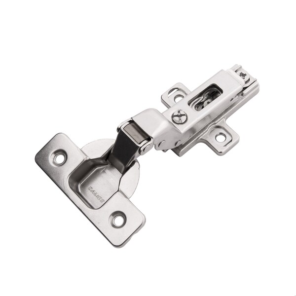 Hickory Hardware Hinge Concealed Full Inset Frameless Self-Close Clip On Polished Nickel Finish, 2PK - HH075223-14