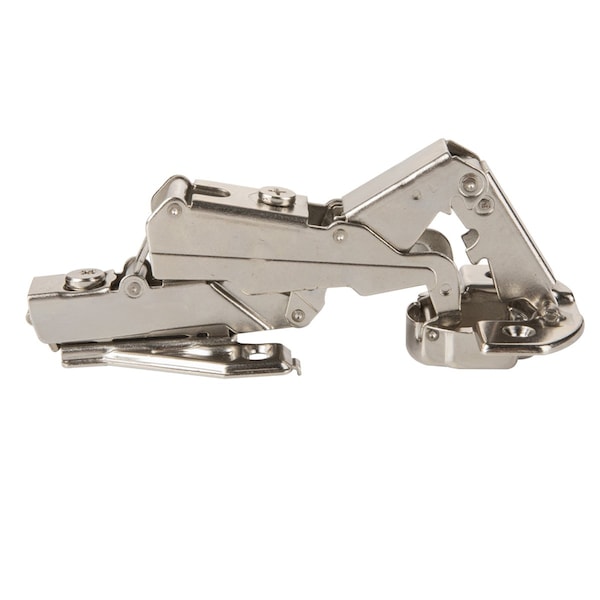 South Main Hardware 35mm Euro 110-Degree Nickel Plated Full Overlay Hinge (5-Pairs) - HINGE-FO-110-35