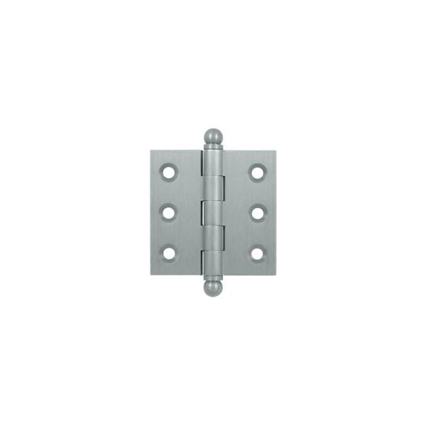 Deltana CH2020U26D Ball Tip Cabinet Hinge Brushed Chrome, 10PK - CH2020U26D-XCP10