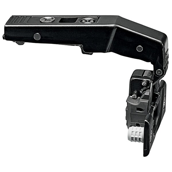 Heat Wave 95 deg Inset Blind Corner Press-in Clip Top otion Hinge, Black Onyx - HE1075312