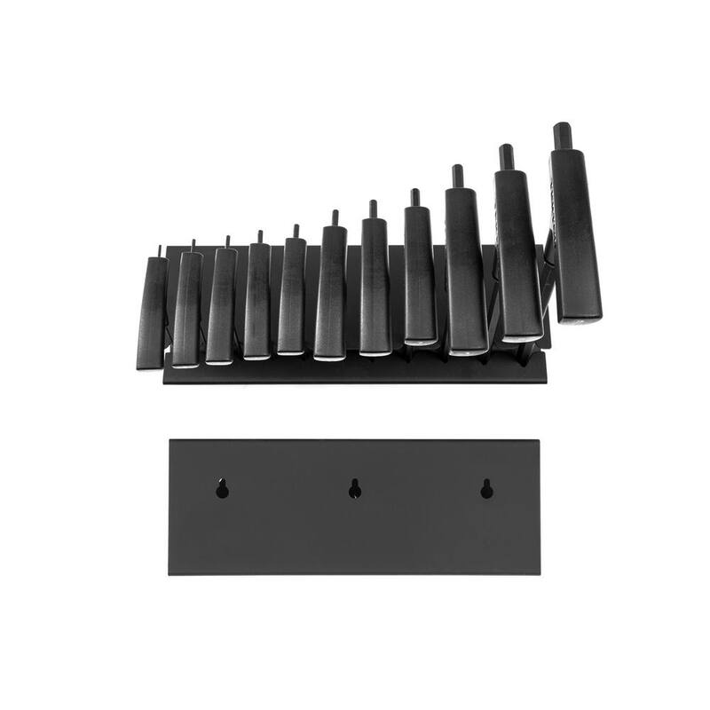 TEKTON Ball End Hex T-Handle Key Set with Stand, 11-Piece (5/64-3/8 in.) - KTX92101