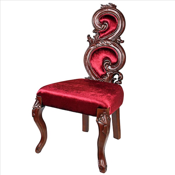 Design Toscano Graceful Curve Renaissance Accent Chair - DY91107