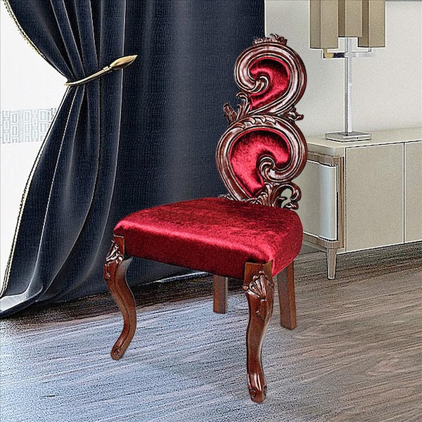 Design Toscano Graceful Curve Renaissance Accent Chair - DY91107