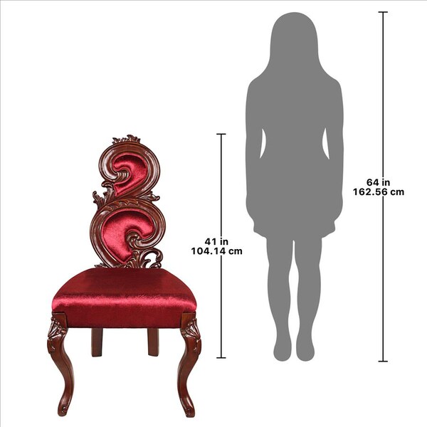 Design Toscano Graceful Curve Renaissance Accent Chair - DY91107