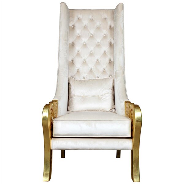 Design Toscano Eros Golden Winged Contemporary Throne Chair - AF51697