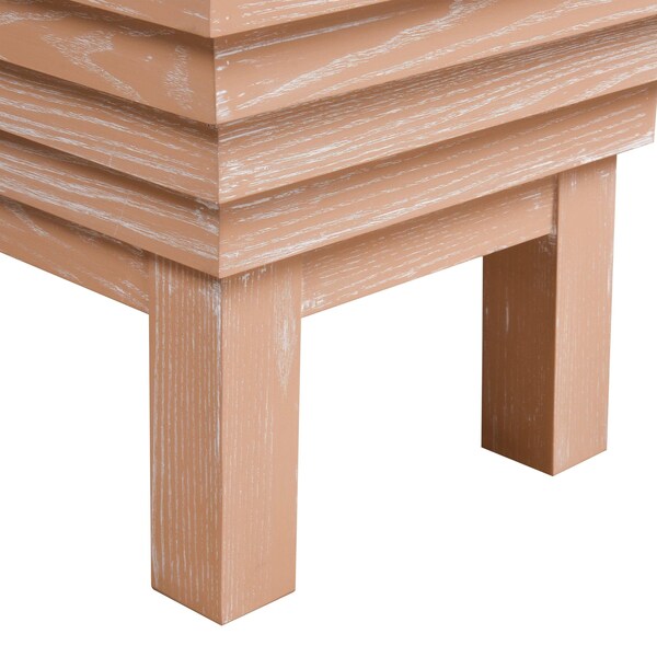 Elk Signature Joanne Bench, Light Oak with Boucle - H0015-10821