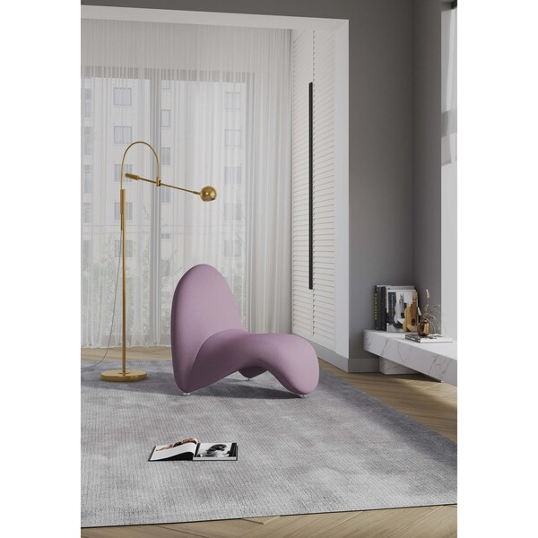 Manhattan Comfort MoMa Multi Colored Accent Chair -Set of 3 in Purple, Teal, and Yellow - 3-AC009