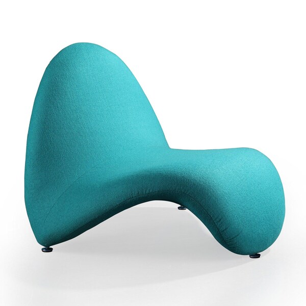 Manhattan Comfort MoMa Multi Colored Accent Chair -Set of 3 in Purple, Teal, and Yellow - 3-AC009