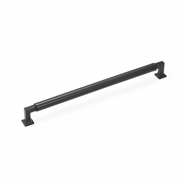 Schaub 15in Center to Center Haniburton Appliance Pull Matte Black Finish - 479-MB
