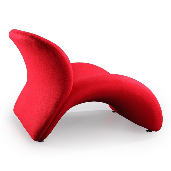 Manhattan Comfort Rosebud Accent Chair in Red - AC013-RD