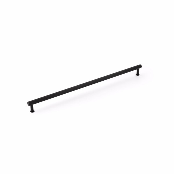 Schaub 24in Center to Center Pub House Knurled Appliance Pull Matte Black Finish - 5024A-MB