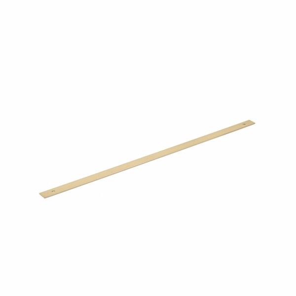 Schaub 24in Center to Center Pub House Backplate for Appliance Pull Signature Satin Brass Finish - 5124AB-SSB