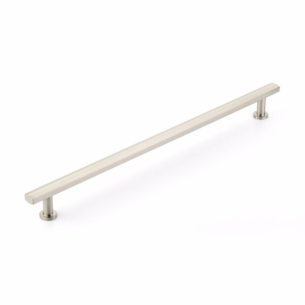 Schaub 18in Center to Center Heathrow Appliance Pull Brushed Nickel Finish - 558-BN