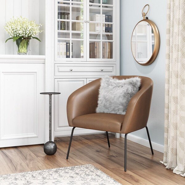 Zuo Modern Quinten Accent Chair Vintage Brown - 109055
