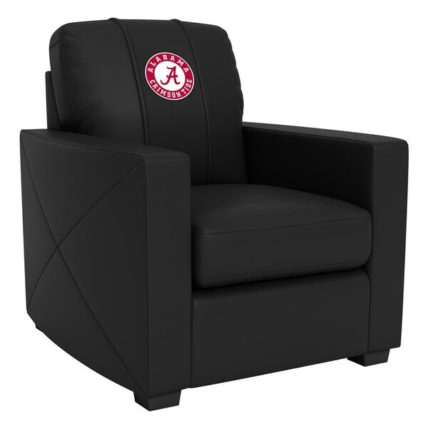 Dreamseat Silver Club Chair with Alabama Crimson Tide Logo - XZ7759002CHCDBK-PSCOL12070
