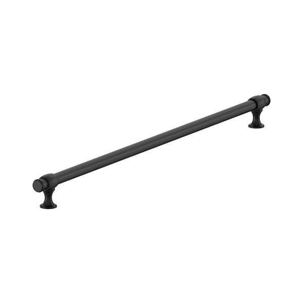 Amerock Winsome 24 inch 610mm Center-to-Center Matte Black Appliance Pull - BP54067FB