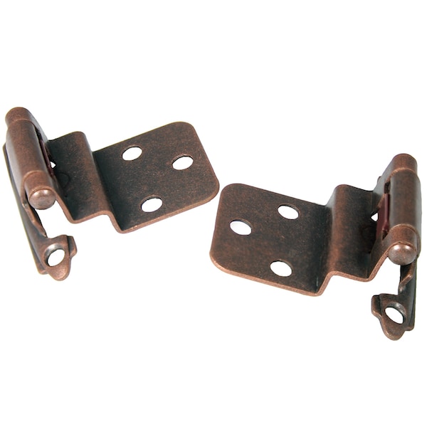 Laurey 3/8" Inset Self-Closing Hinge, Venetian Bronze - 28677