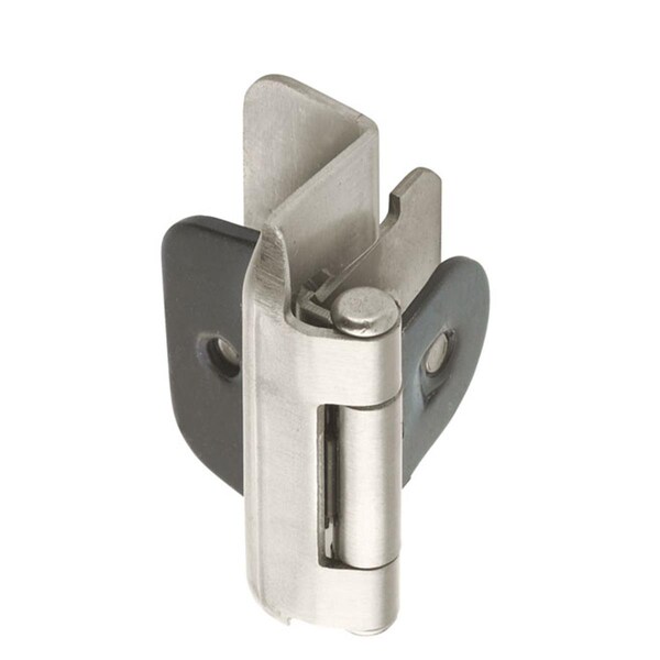 Hd Amerock Double Demountable Hinge 0.5-Inch Overlay, Satin Nickel - A08704 G10
