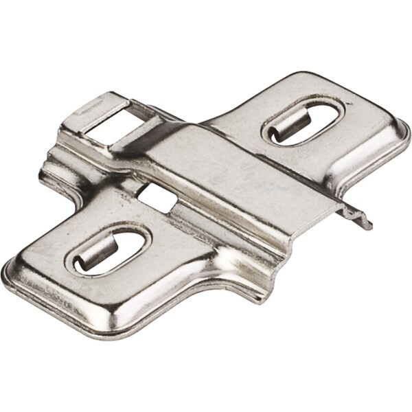 Hardware Resources Standard Duty 0 mm Non-Cam Adjustable Steel Plate for 500 Series Euro Hinges - 400.1233.75