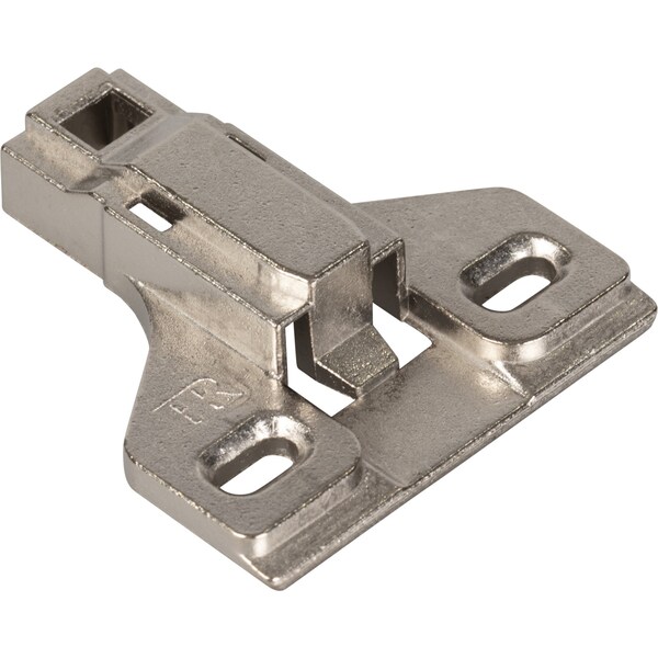 Hardware Resources Heavy Duty 6 mm Non-Cam Adj Zinc Die Cast Plate for 125° 500 Series Euro Hinges - 400.3715.75