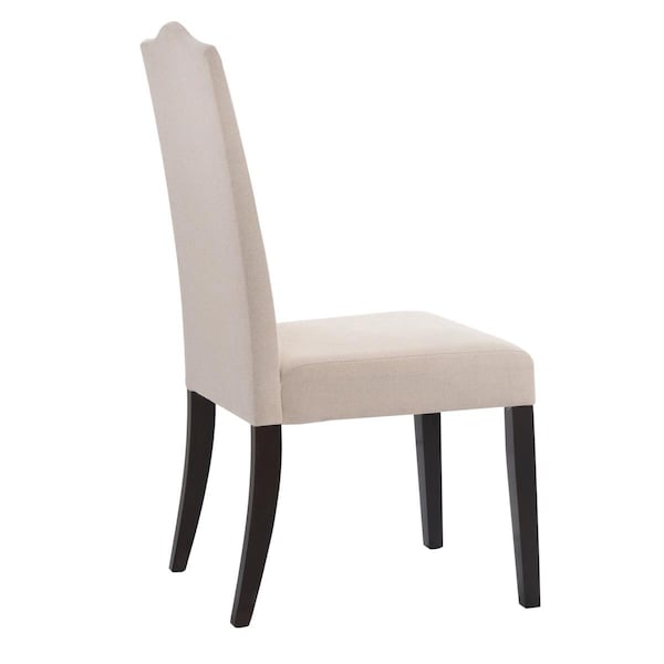 Guest Room Romero Parson Chair - Espresso with Linen - 22.5 x 41.5 x 18.5 in. - GU2858103