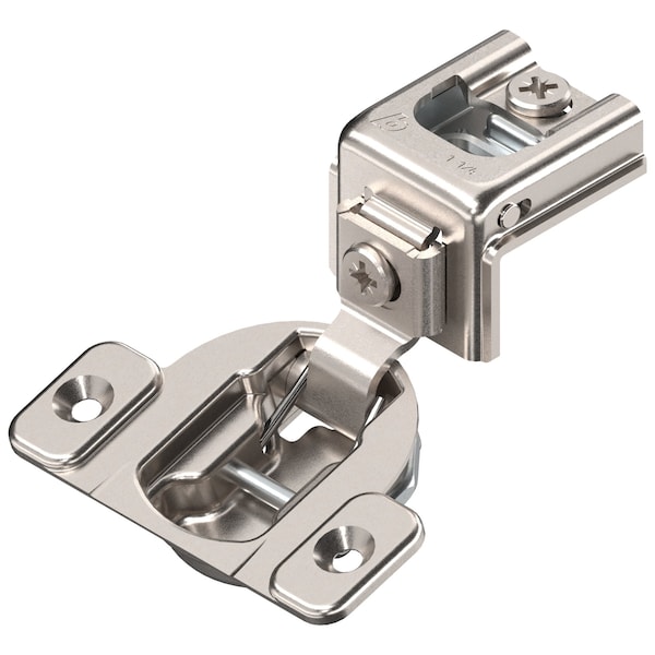 Blum 107 Degree 1-1/4in Overlay Self-closing Screw-on Compact Hinge - 38C355C.20