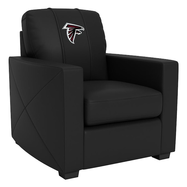 Dreamseat Silver Club Chair with Atlanta Falcons Primary Logo - XZ7759002CHCDBK-PSNFL20005