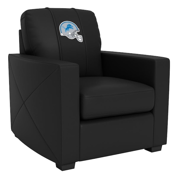 Dreamseat Silver Club Chair with Detroit Lions Helmet Logo - XZ7759002CHCDBK-PSNFL20052