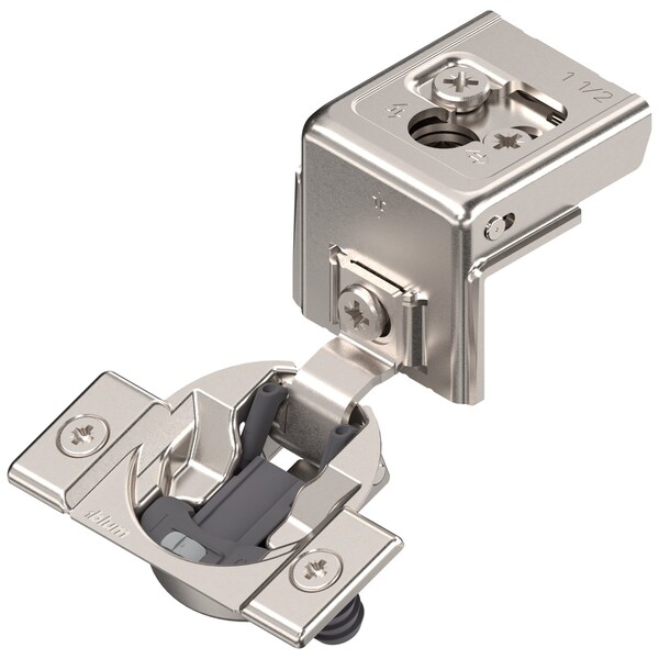 Blum 110 Degree 1-1/2in. Overlay Blumotion Soft-closing Doweled Compact Clip Hinge - 31C358B.24